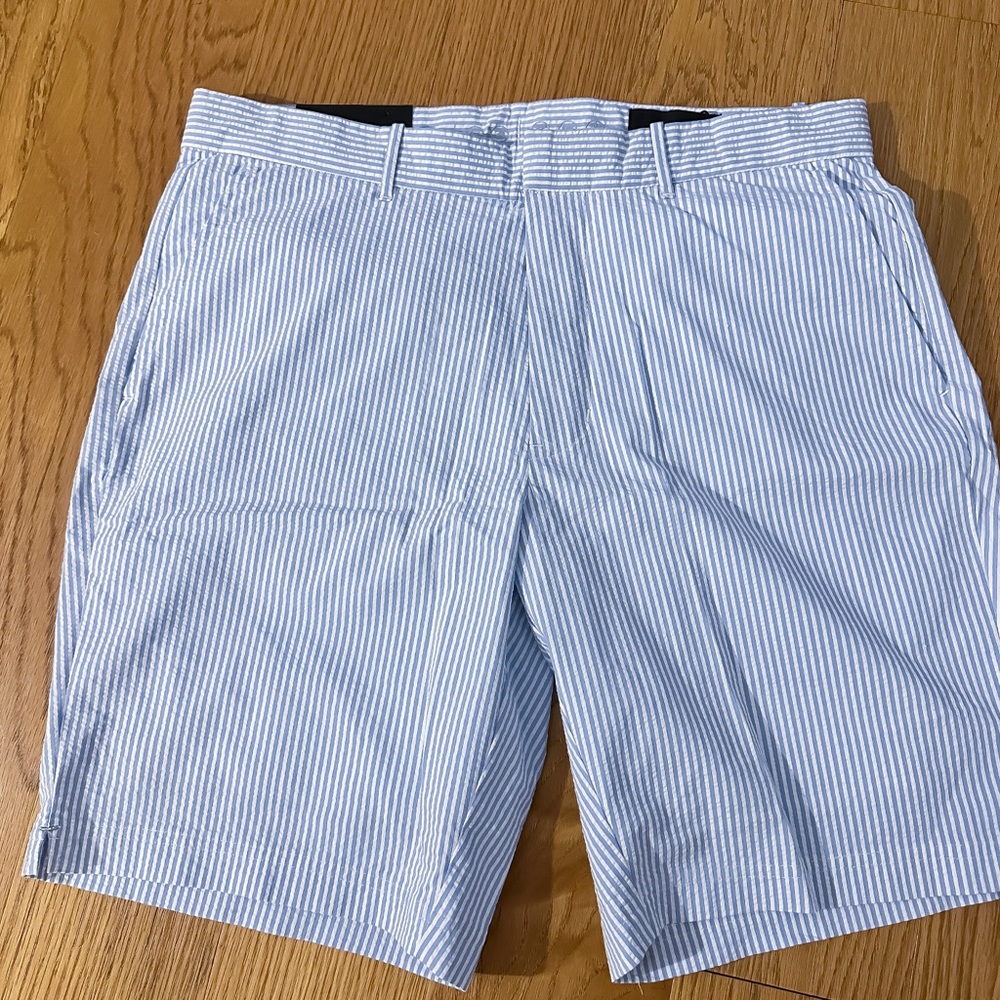 RLX RALPH LAUREN SHORTS MEN 32 STRIPE SWIM ACTIVE